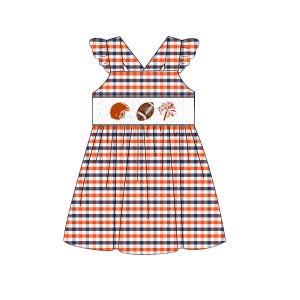 auburn orange gameday dress Auburn game day dresses