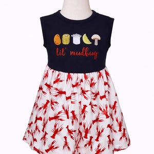 Lil Mudbug Crawfish Girls Outfit –  Baby & Toddler Girls Set