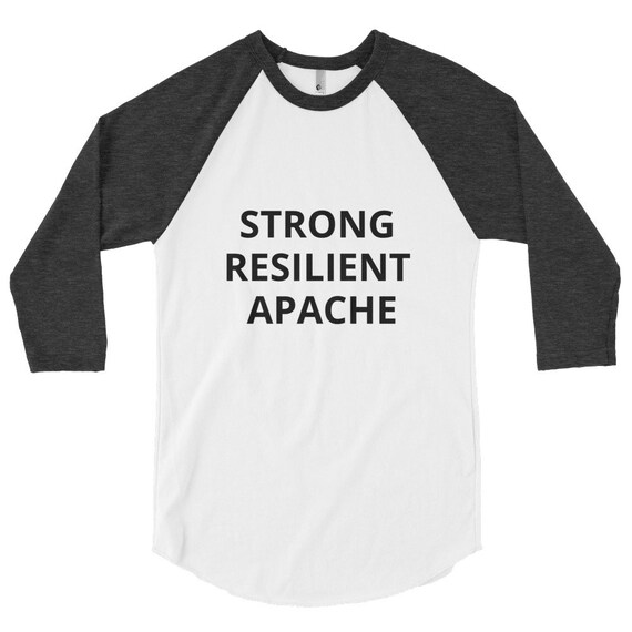 Strong Resilient Apache 3/4 sleeve raglan shirt