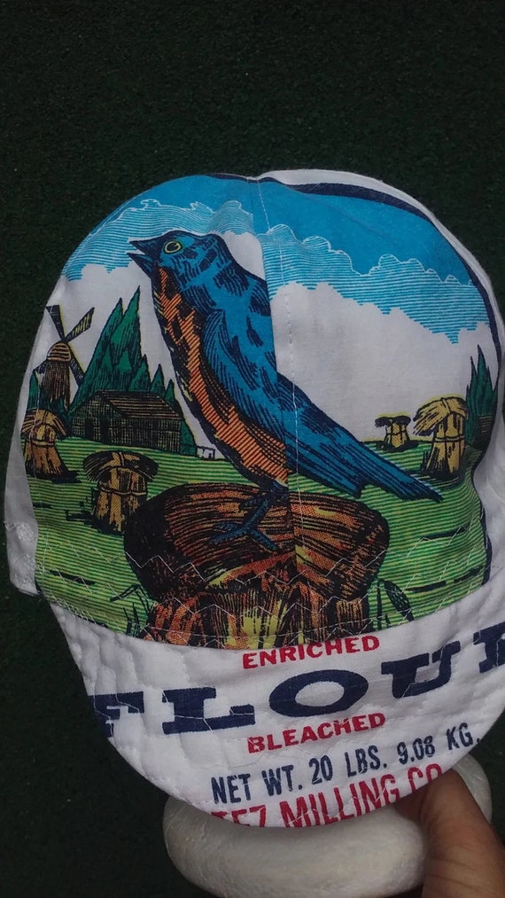 Blue Bird Flour Sack Welding Cap Classic Frybread H… Gem