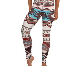 native print leggings