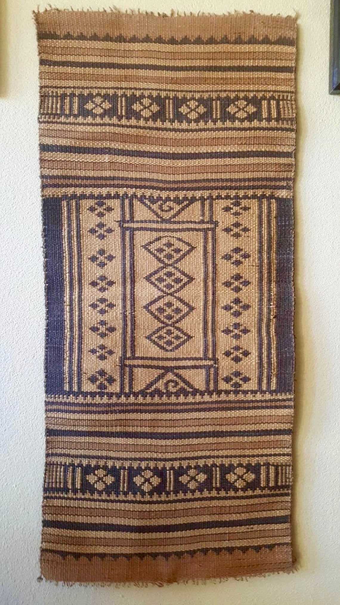 Maldivian Coconut Fiber Coir Woven Mat Wall Art THUNDU KUNAA Etsy