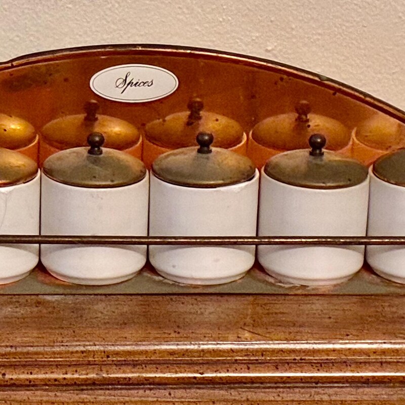 Retro Spice Rack Vintage Spice Rack - Etsy