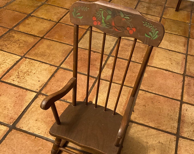 Vintage Child’s Rocking Chair, Sears Roebuck Rocking Chair With Music ...
