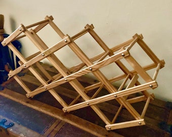Wooden Wine Rack: Creative Storage