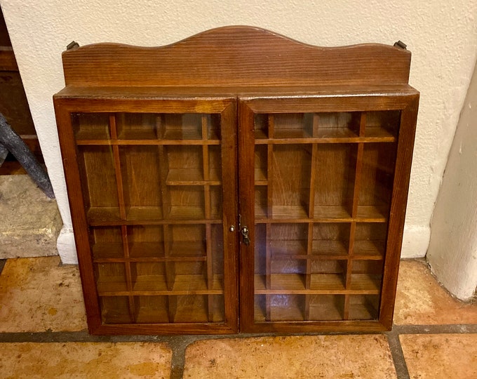 Curio Apothecary Storage, Glass Doors Wall Curio