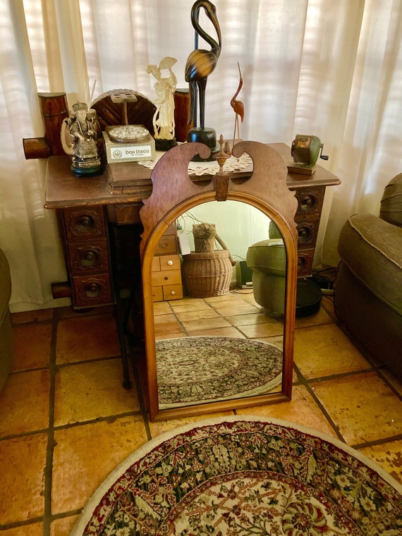 Vintage Wall Mirror Colonial Style Antique Framed Wall Mirror