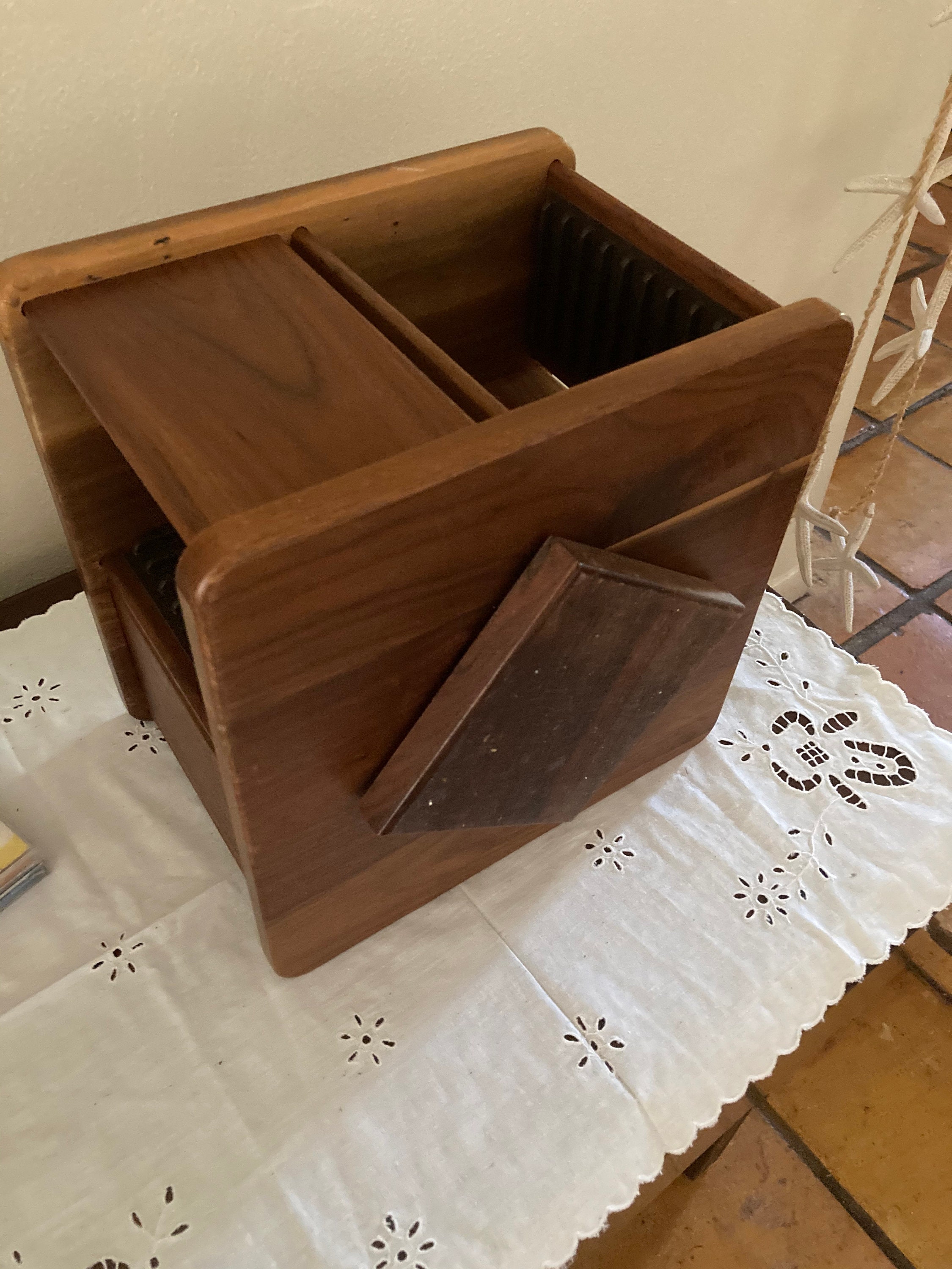 Soporte de CD de madera para 40 discos compactos | Etsy