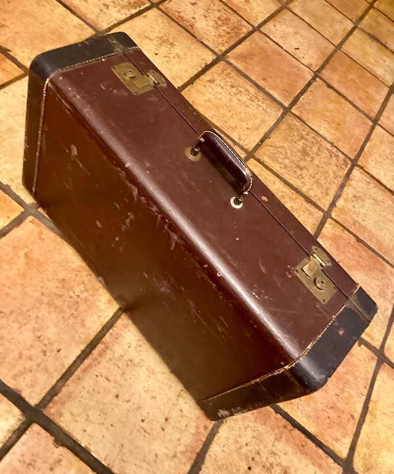 Maleta MidCentury maleta probada en Leeds Etsy