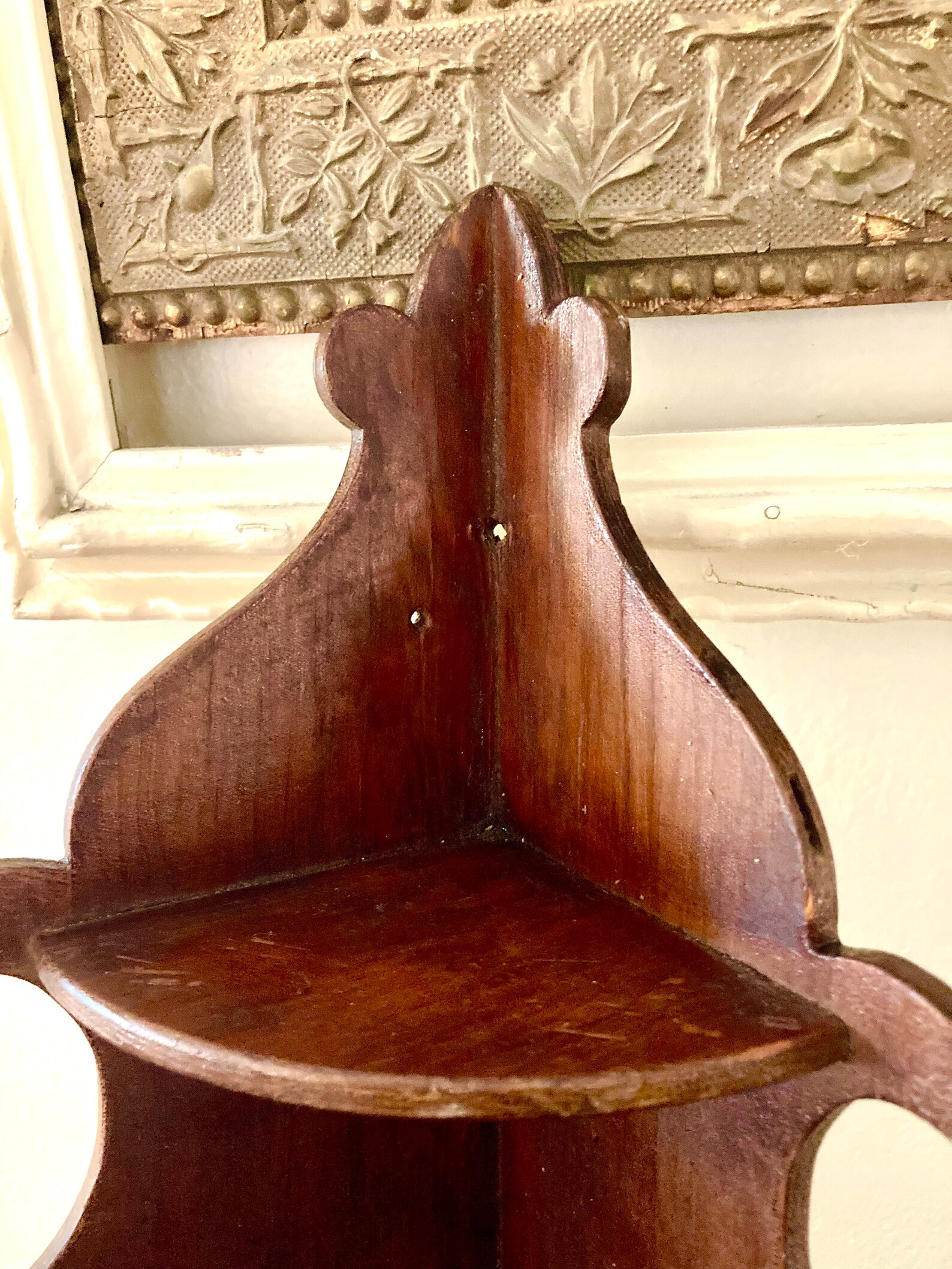 Vintage Corner Shelf 3 Tier Corner Shelf Vintage Curio Shelf Etsy