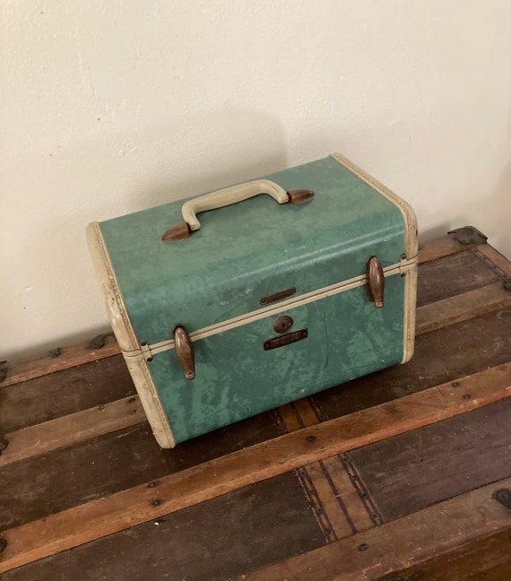 MidCentury Luggage, Samsonite Train Case, MidCentu