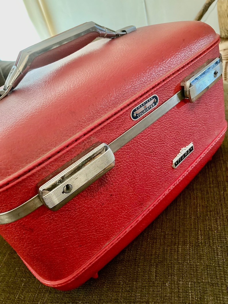 American Tourister Vintage Train Case Vintage Traincase Etsy