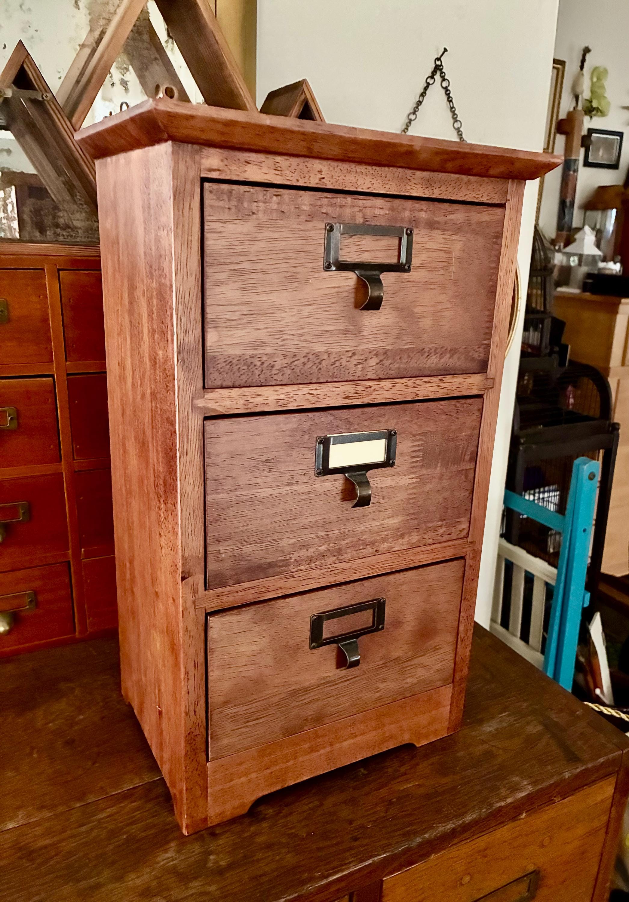 Vintage Library Card Box - Etsy