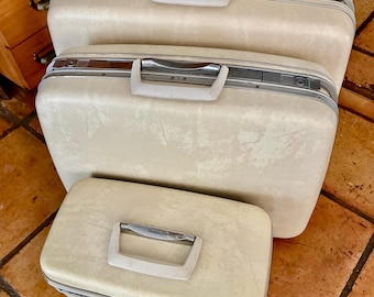 Vintage Samsonite Streamlite Luggage Set Swayder Bros Inc Denver