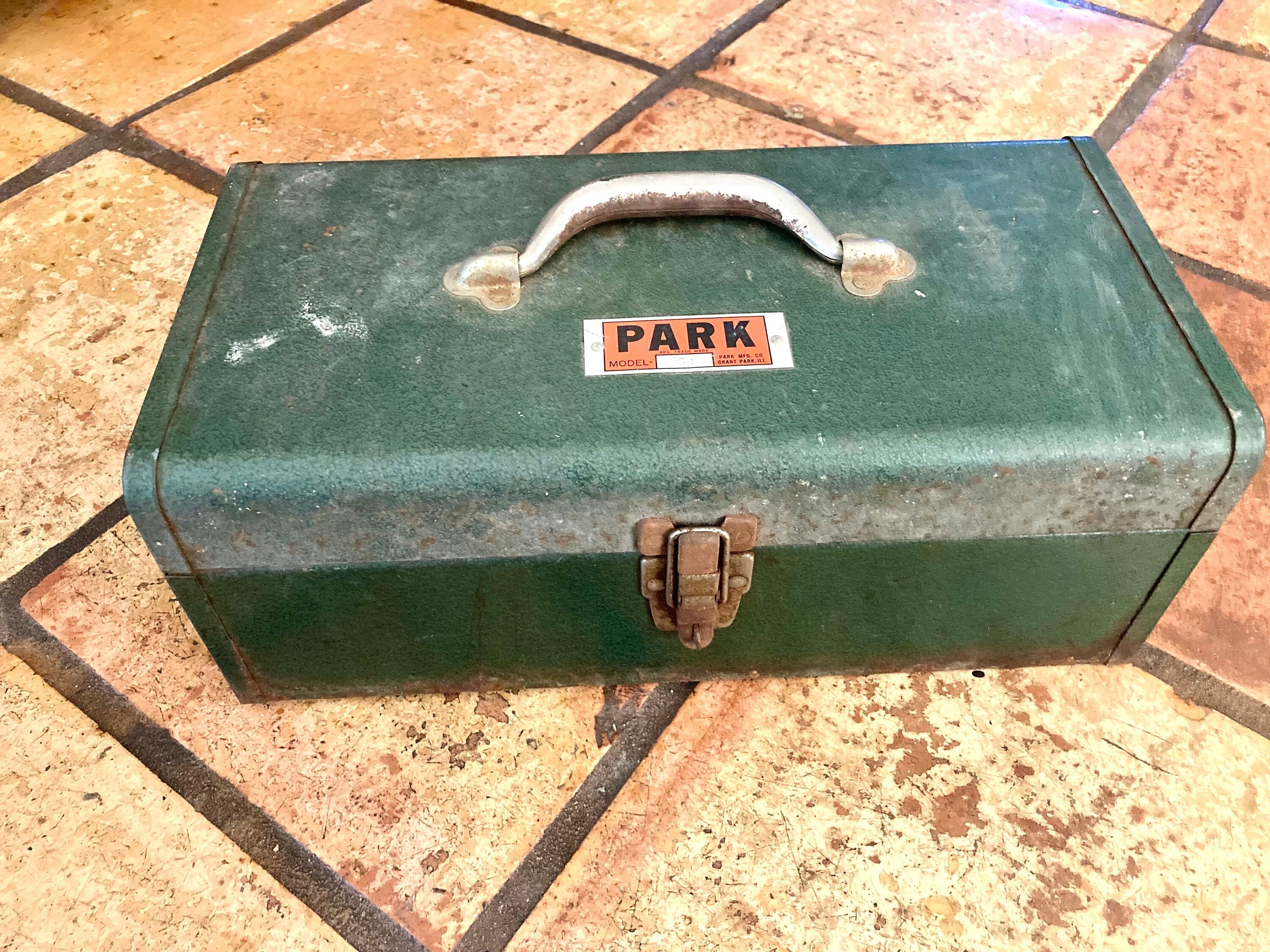 ヴィンテージ PARK ツールボックス Vintage Machinist Toolbox tombstone style Park Tool Box