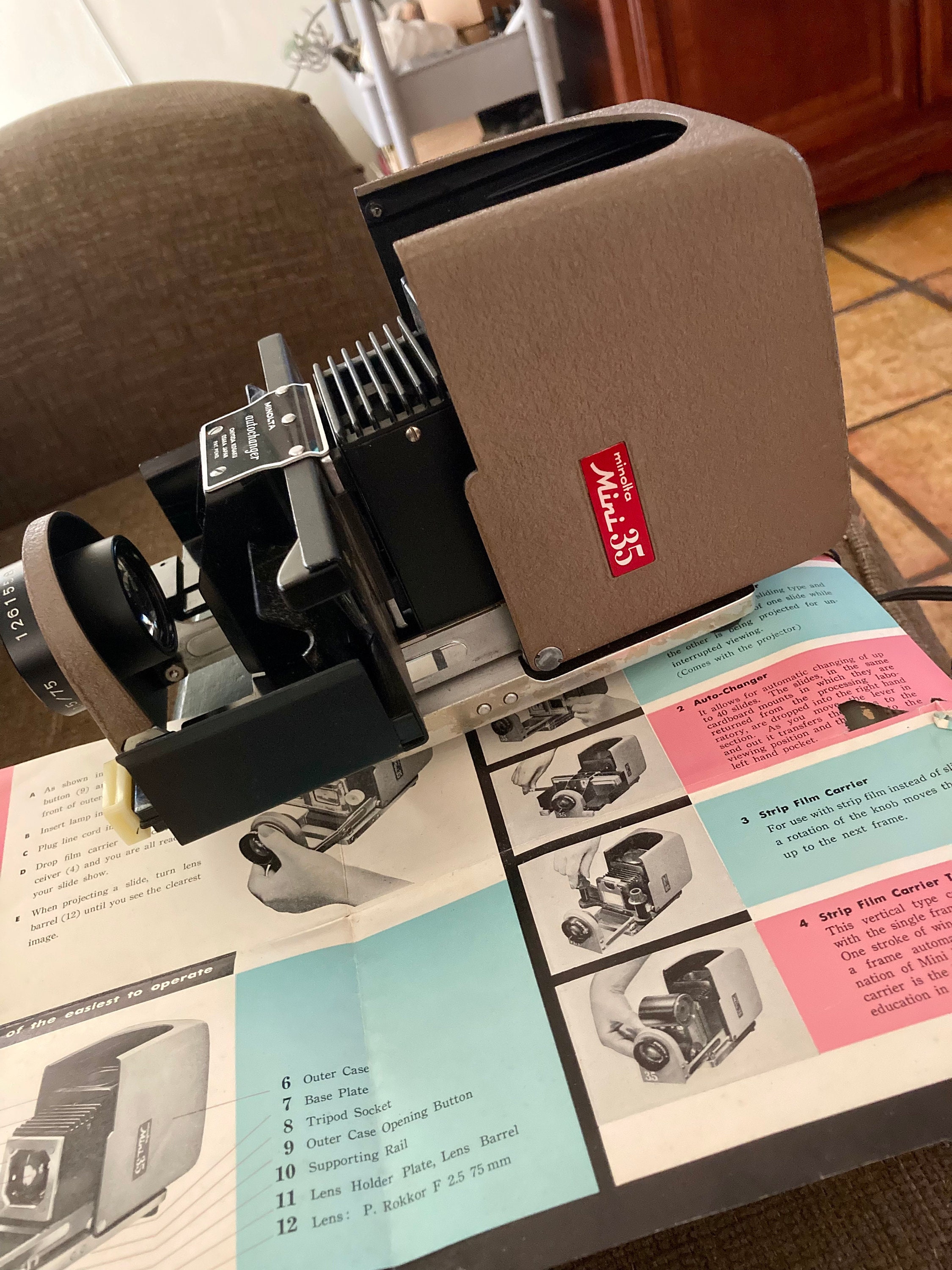 Vintage Mini Minolta 35 Mm Slide Projector Kit Vintage - Etsy Norway