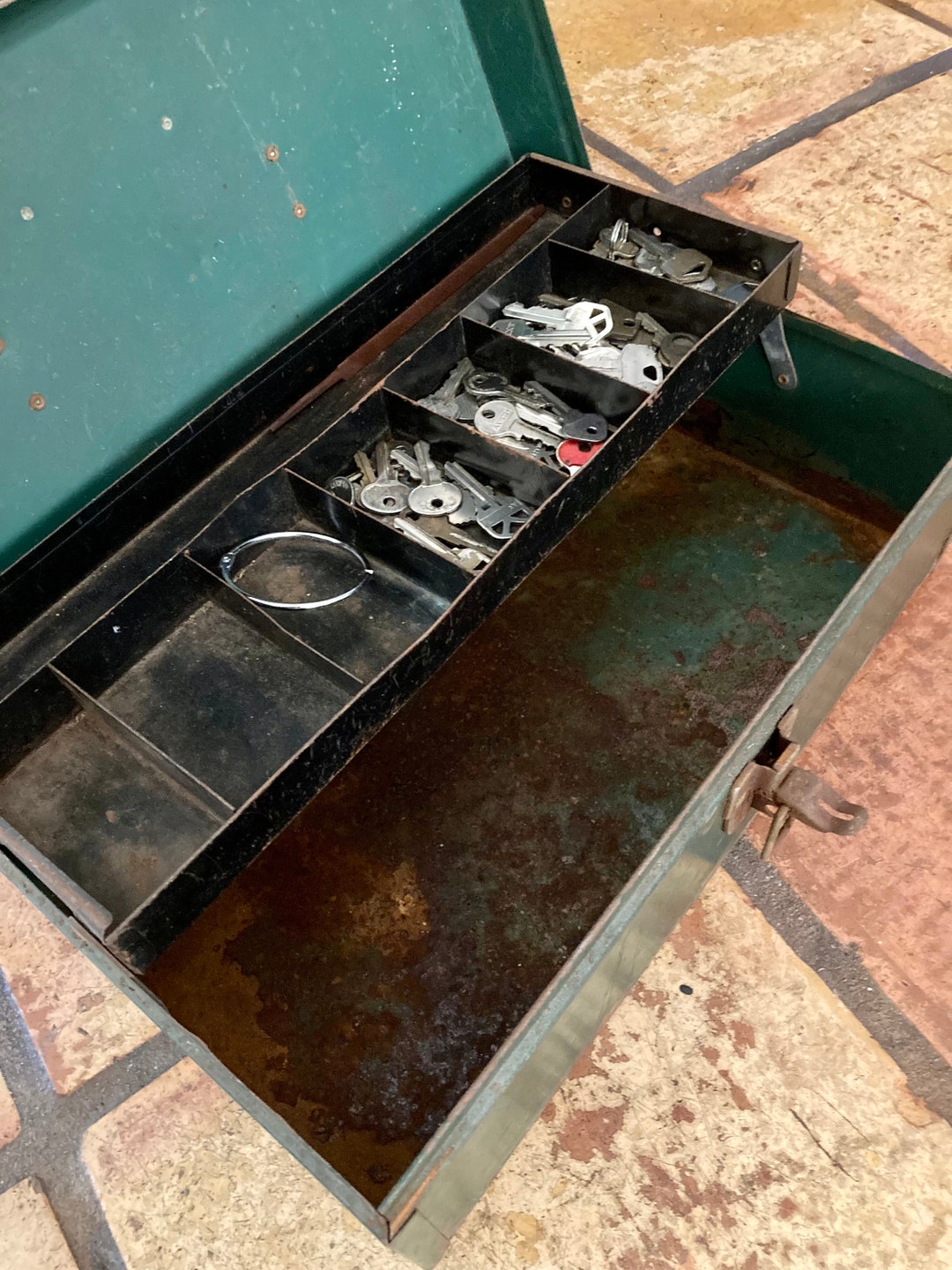 Tool Box, Vintage Metal Park 160 Tool Box, Park Model 160