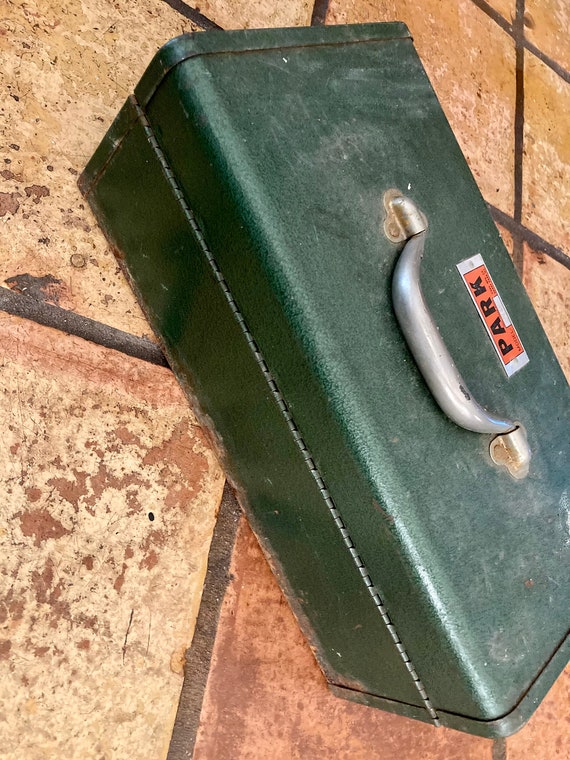 Tool Box, Vintage Metal Park 160 Tool Box, Park Model 160