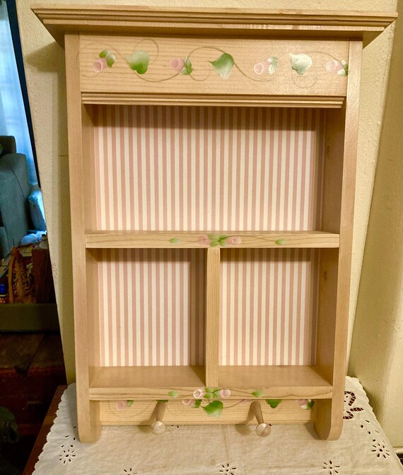 INNOVA Casa Vintage In Legno Cassetti Portaoggetti Fattoria Cucina Credenza Con - Foto 4