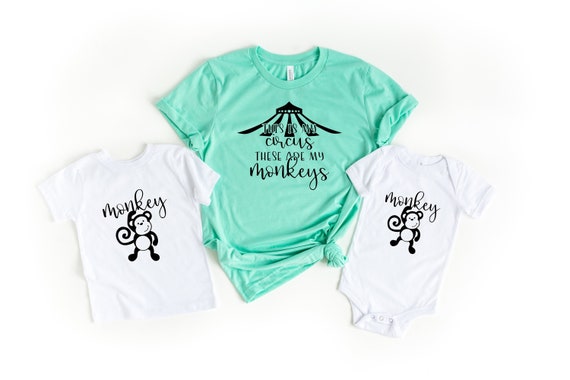 This Is My Circus These Are My Monkeys Shirt Mom Family Tee This Is My Circus These Are My Monkeys Shirt Mom Family Tee