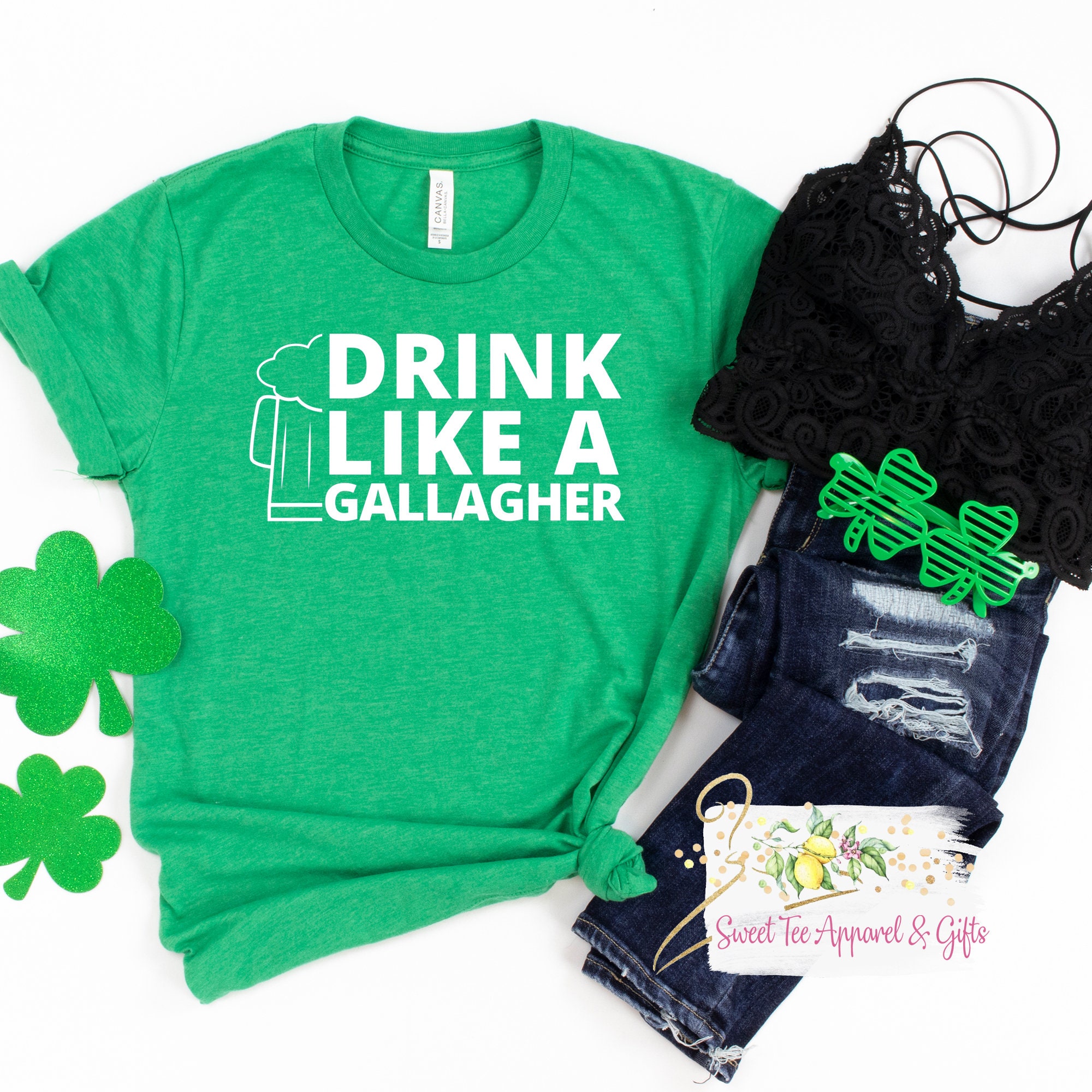 Drink Like A Gallagher T-Shirt Saint Patrick Day Gift Drink Like A Gallagher T-Shirt Saint Patrick Day Gift