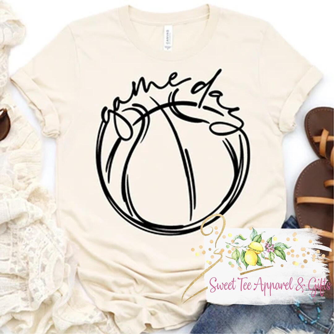 Gameday Basketball Tshirt Basketball Fan Shirt Game Day Shirt Gift for