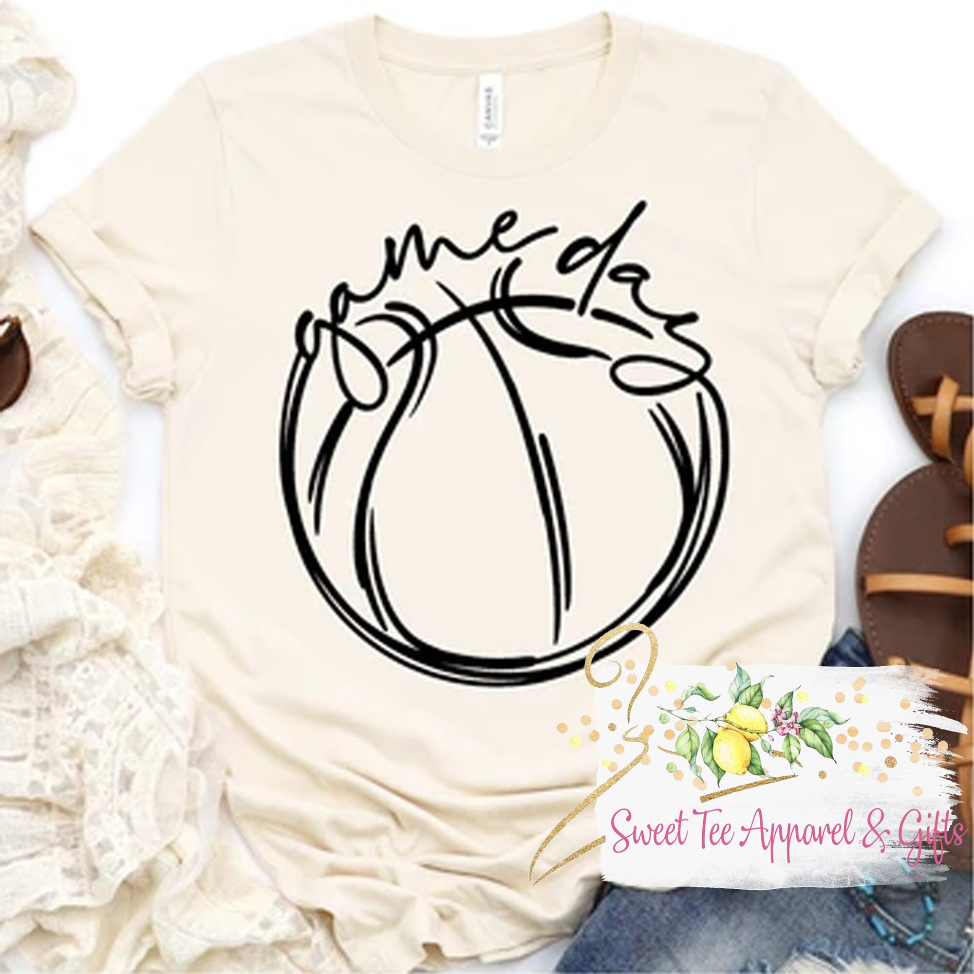 Gameday Basketball Tshirt Basketball Fan Shirt Game Day Etsy