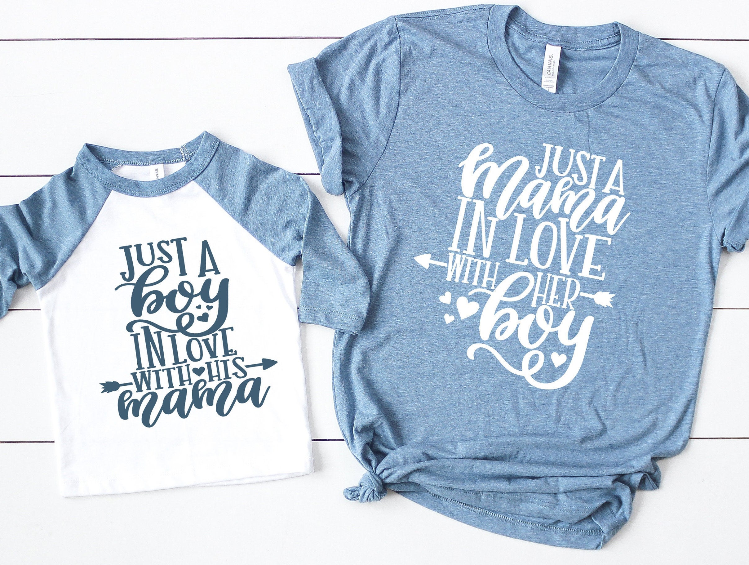 Just a mama in love with her boy shirt Clearance