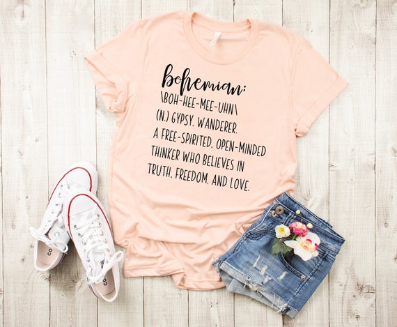 Boho T-shirt Bohemian Sayings Hippie Style Tshirts Stay Wild Child Free  Spirit Gypsy Wanderer Soul Soft Tee Heather Peach -  Canada