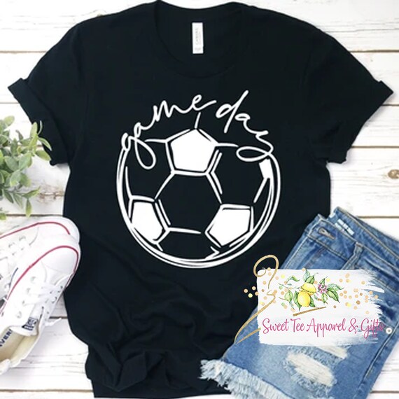 Gameday soccer t-shirt - Soccer fan shirt - Game day shirt - Gift for her - Soccer shirt - Mom sports shirt