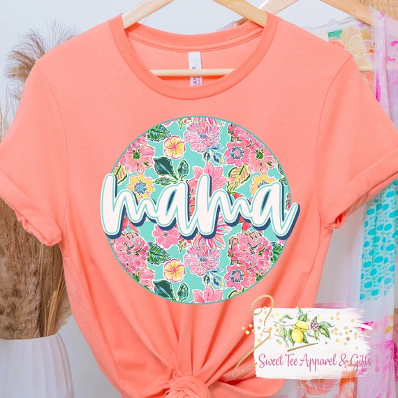 Mama Heart Graphic T-Shirt For Women - Cute Mom Life Tee, Short Sleeve Casual Top, Perfect Gift For Mothers