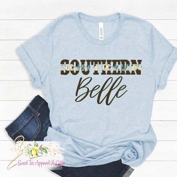 Southern belle t-shirt - Bless your heart t-shirt - Country girl shirt - Cow print - Southern Tshirt - Women's apparel