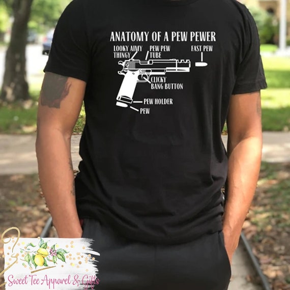 Anatomy Of A Pew Power Gun Vintage T-Shirt Anatomy Of A Pew Power Gun Vintage T-Shirt