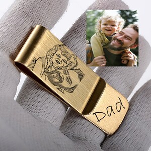 Money Clip Personalized-Custom Money Clip- Money Clip That can be Personalized-Groomsmen Gift- Anniversary Gift- Father's Day Gift - GGT003