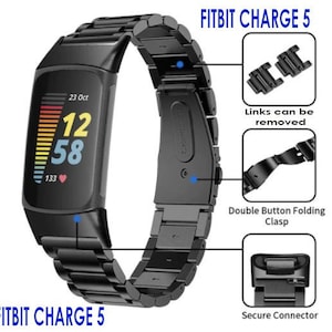 Fitbit Charge 5 Stainless Steel Link Bands For Fitbit Charge 5. Personalized replacement band for Fitbit Charge 5