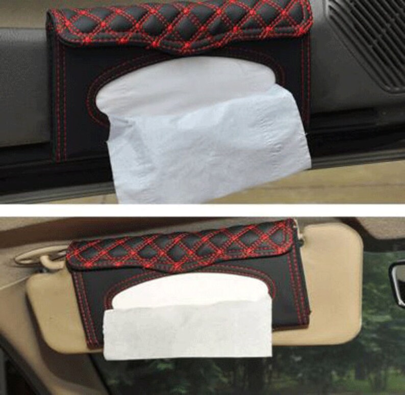 Visor Tissue Box Holder Car Tissue Holder Custom Tissue Holder Etsy