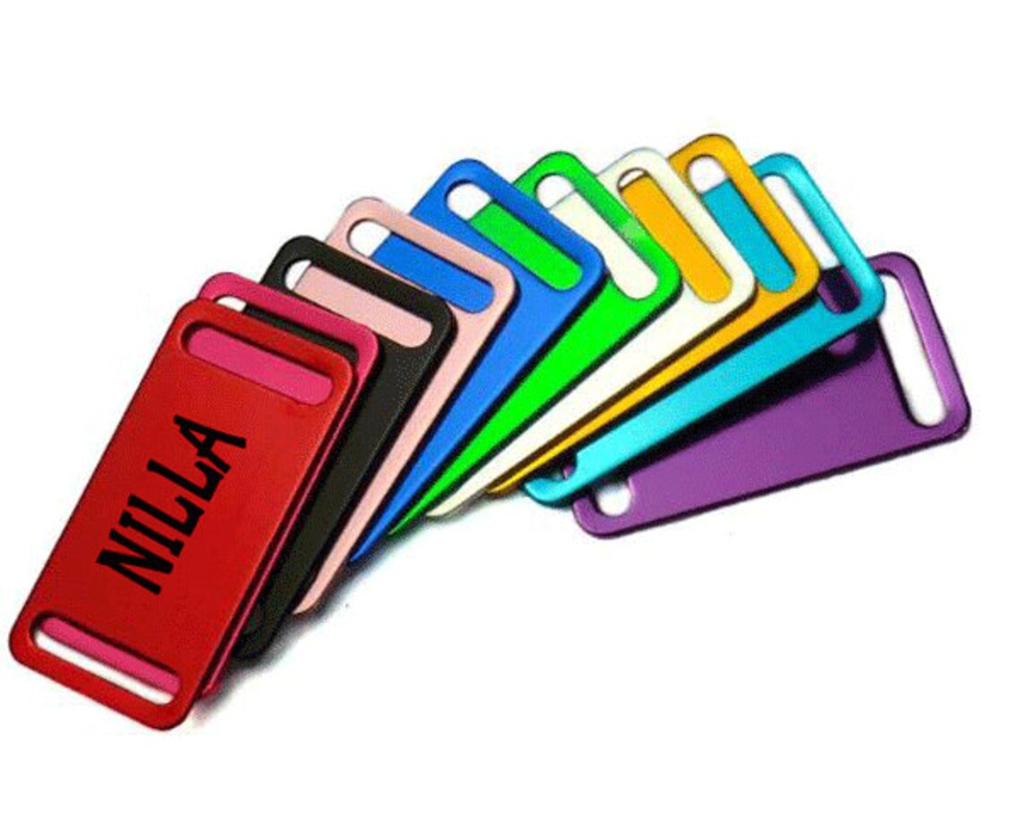 Customized Pet ID Tag Slide on Dog ID Tag Slide on Collar Pet Etsy