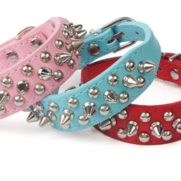 Riveted Dog Collar , Spiked Dog Collar , Collars for dogs