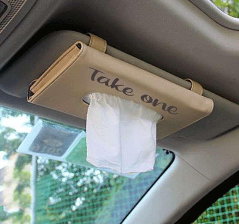 Visor Tissue Box Holder Car Tissue Holder Custom Tissue Holder - Etsy