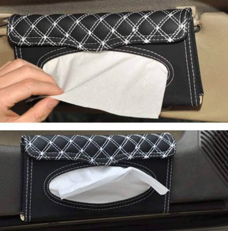 Visor Tissue Box Holder Car Tissue Holder Custom Tissue Holder Etsy
