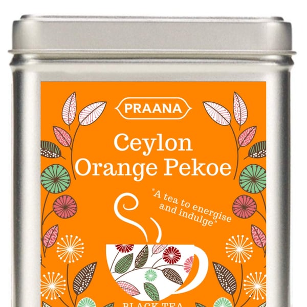 PRAANA TEA - Ceylon Orange Pekoe  Loose Black Tea