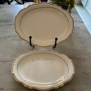 Homer Laughlin &quot;Best China&quot; Serving Platters (Set of Two) - USA