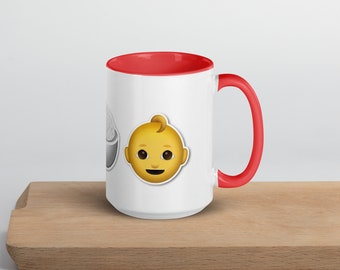 Rice Rice Baby Mug with Color Inside