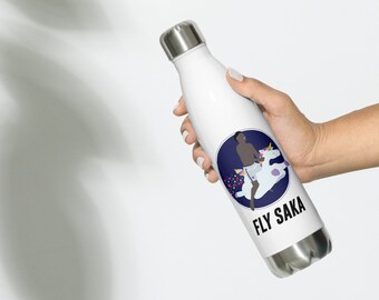 Fly Saka Botella de agua de acero inoxidable