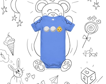 Rice Rice Baby Baby short sleeve one piece