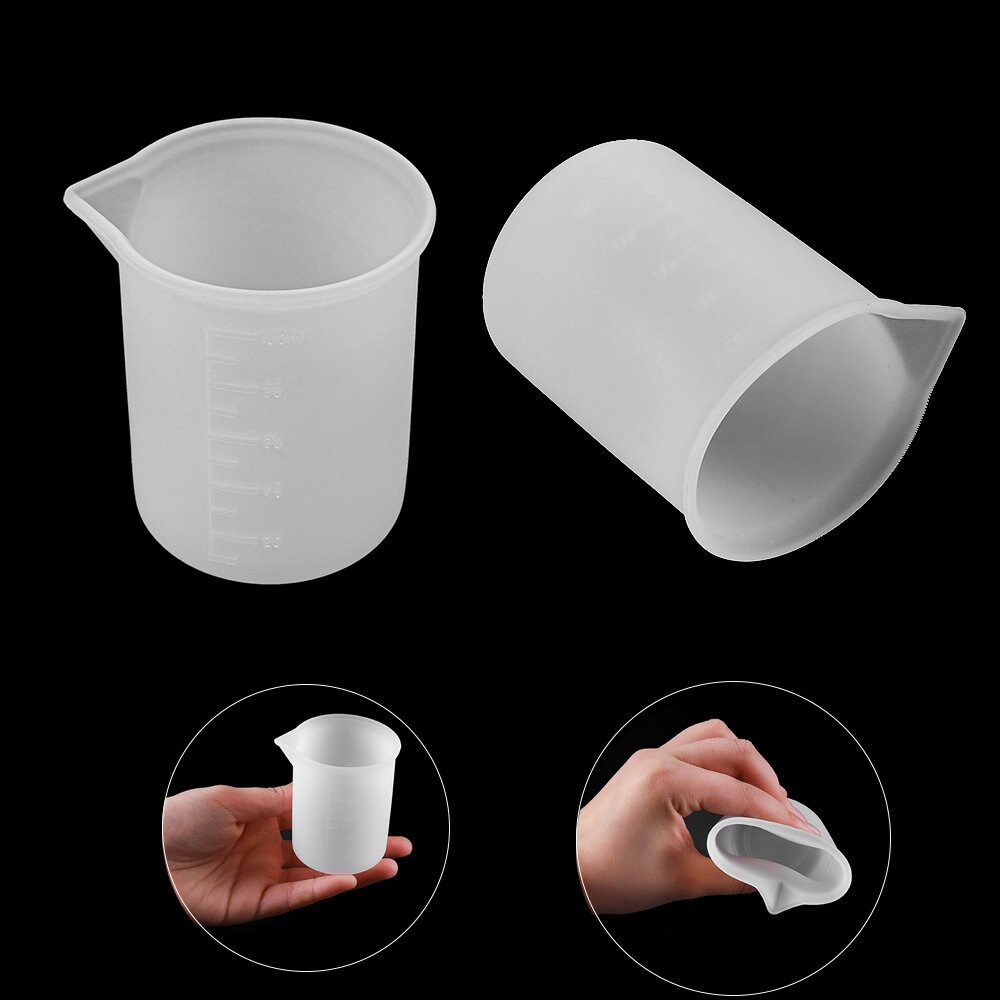 50pcs 600ml Disposable Epoxy Resin Plastic Measuring Cups Kit Resin Mold  Paint Measuring Cup Epoxy Graduated Cups Beaker - AliExpress