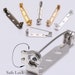 20pcs/lot 20 25 32mm Brooch Base Back Bar Badge Holder Finding Safe Lock Brooch Pins For DIY Jewelry Making Supplies Accessories 