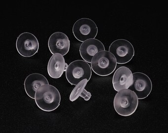 500PCS Silicone Earring Back Plugs Stoppers Ear Post Nuts 4MM Jewelry Findings 500PCS Silicone Earring Back Plugs Stoppers Ear Post Nuts 4MM Jewelry Findings