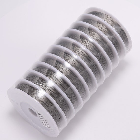1 Roll/lots 0.3/0.38/0.45/0.5/0.6/0.7/0.8/1 mm Resistant Strong Line Stainless  Steel Wire Tiger Tail Beading Wire For Jewelry Making Finding