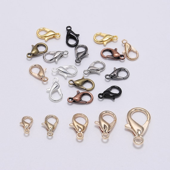 50PCS Stainless Steel Pendant Clasp Earring Hooks Ear Wire Buckle Fish  Hooks for DIY Jewelry Making